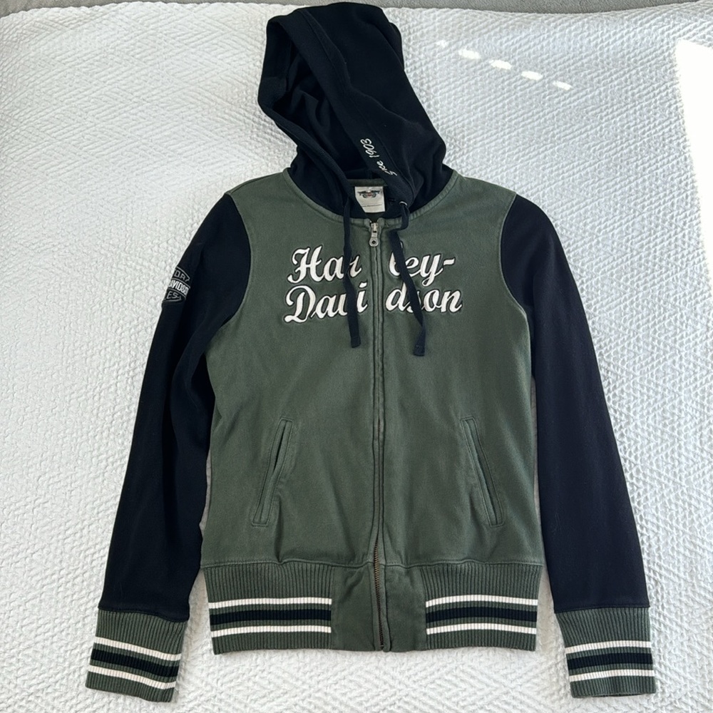 Harley Davidson Genuine Motor varsity jacket - Picture 3 of 10